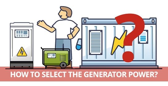 Calculating the generator power