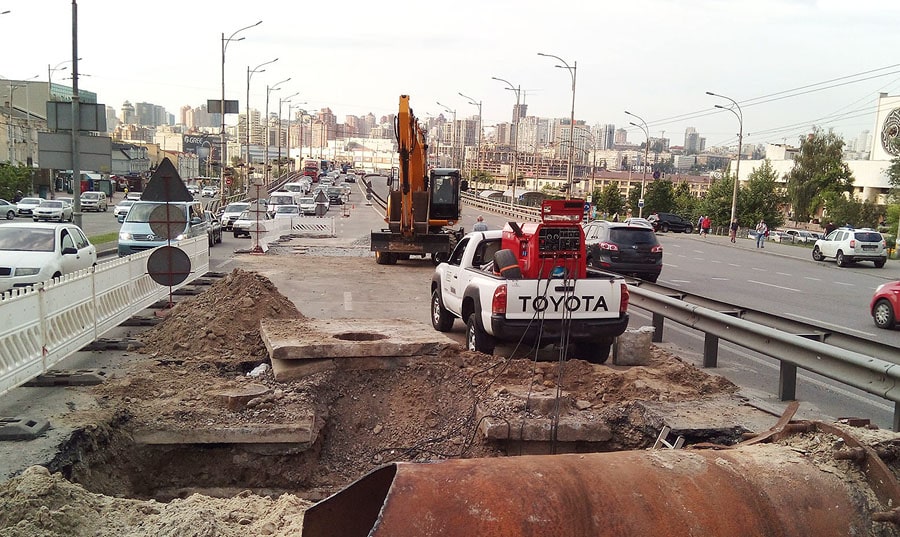 Shindaiwa diesel werders in road construction