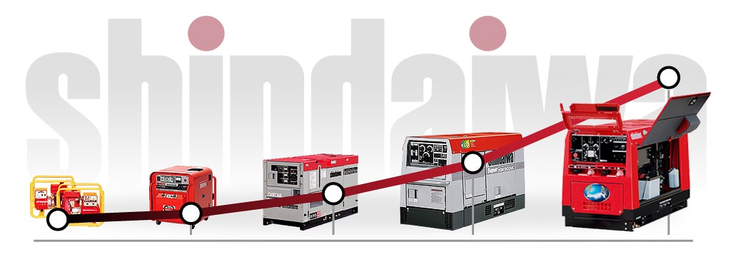 History of Shindaiwa welding equipment and generators